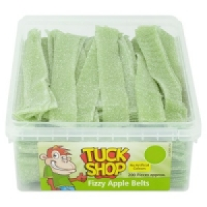 Tuck Shop Fizzy Apple Belts 200 Pieces