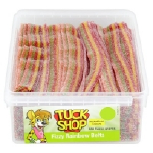 Tuck Shop Fizzy Rainbow Belts 200 Pieces
