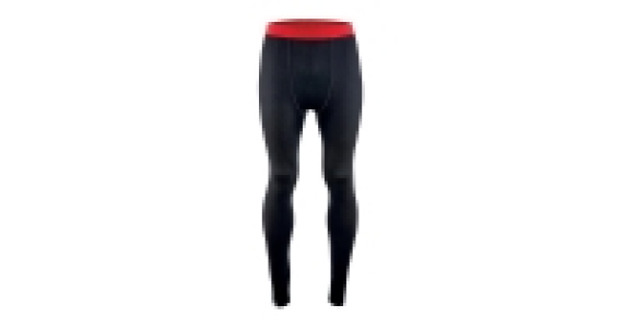 Merino Mens Black Red Long Johns