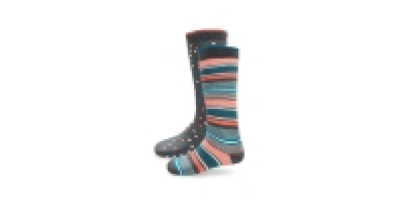 Spot and Stripe Ladies Welly Socks