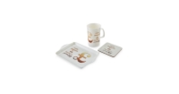 Choc Mug, Coaster & Tray Gift Set