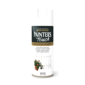 Rust-Oleum Painters Touch Matt Spray Paint White 400ml £7.00
