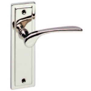 Urfic Como Latch Handle Polished Nickel