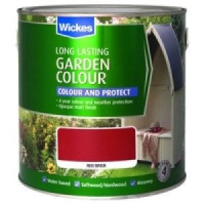 Wickes Garden Colour External Wood Paint Red Brick 2.5L
