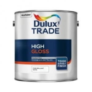 Dulux Trade High Gloss Paint Pure Brilliant White 2.5L £24.93
