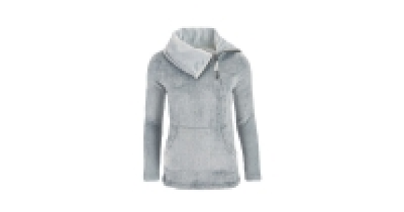 Ladies Grey Cowl Neck Snuggle Top