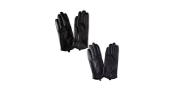 Curved Cuff Ladies Leather Gloves £6.99