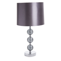 Wilko  Wilko Cool Grey Glass Balls Table Lamp