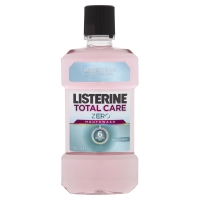Wilko  Listerine Total Care Zero Mouthwash Smooth Mint 500ml