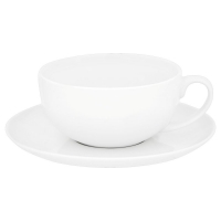 Wilko  Capuccino Cup and Saucer White