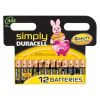 Poundland  Duracell AAA Alkaline Batteries 12 Pack