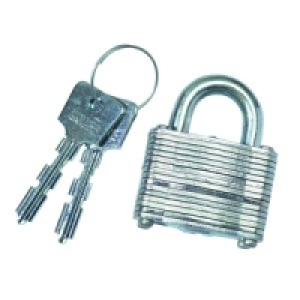 Squire 26T Laminated Padlock Open Shackle 38mm 2 Pack