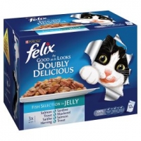 Asda Felix As Good As It Looks Doubly Delicious Fish in Jelly