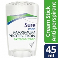 Asda Sure Men Extreme Fresh Cream Anti-Perspirant Deodorant