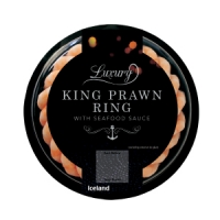 Iceland  Iceland Luxury King Prawn Ring with Seafood Sauce 300g