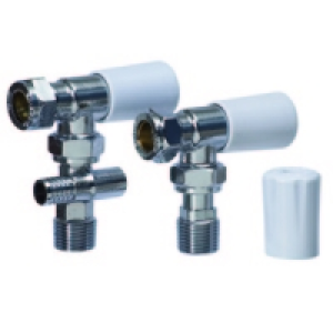 Drayton 15mm Lockshield Valve 2Pk