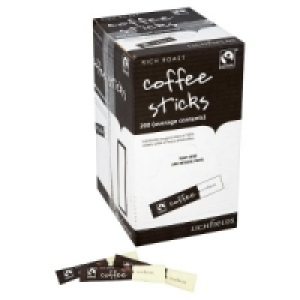 Lichfields Rich Roast Fairtrade Coffee Sticks 200 Sachets
