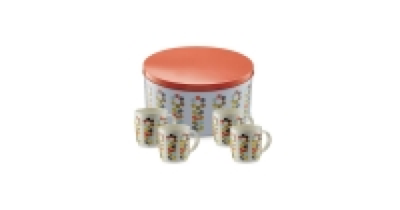 Summer Flower Mugs in a Tin