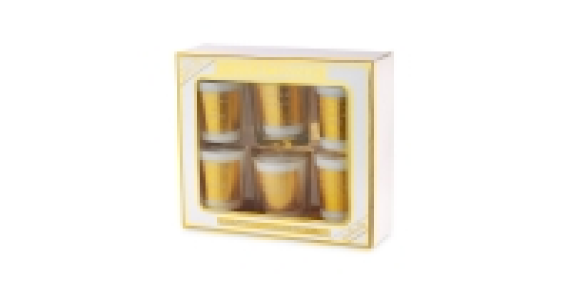 Glass Votive Holders Gift Set 6-Pack
