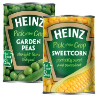 SuperValu  Heinz Garden Peas & Sweetcorn