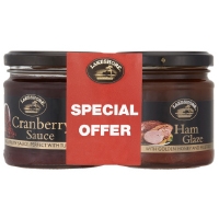 SuperValu  Lakeshore Ham Glaze & Cranberry Sauce Twinpack