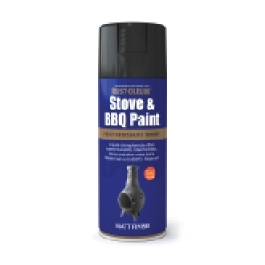 Rust-Oleum Stove and BBQ Matt Spray Paint Black 400ml £7.00