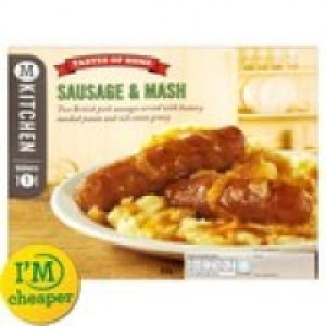 M Kitchen Sausage & Mash £2.19