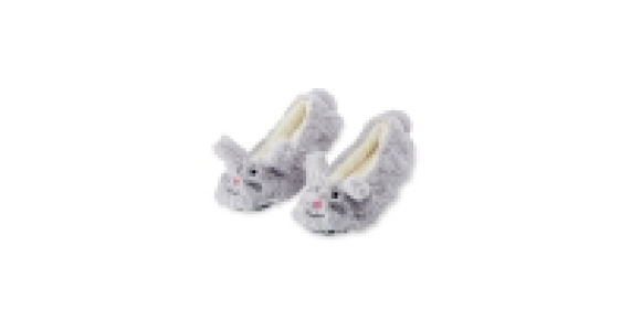 Ladies Rabbit Plush Slippers