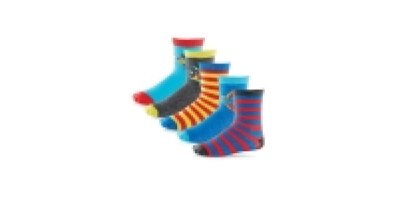 Childrens Slogan Socks 5 - Pack
