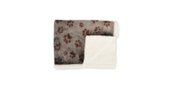 Paw Prints Pet Sherpa Fleece
