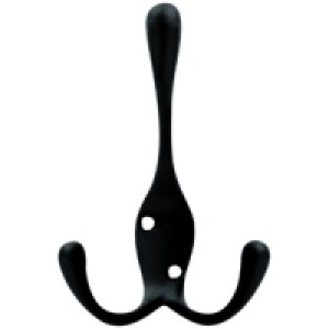 Wickes Three Prong Hook Black