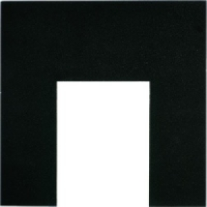 Granite Back Panel 940x940mm Black