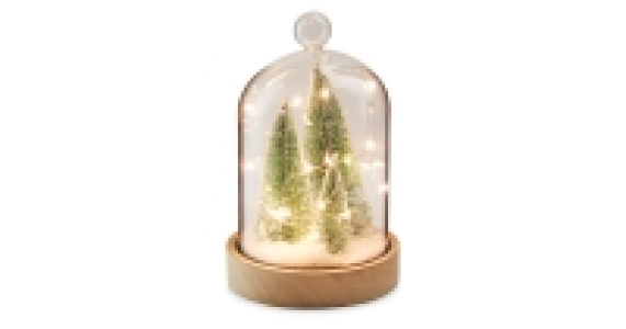 Tree and Snow Light Up Globe
