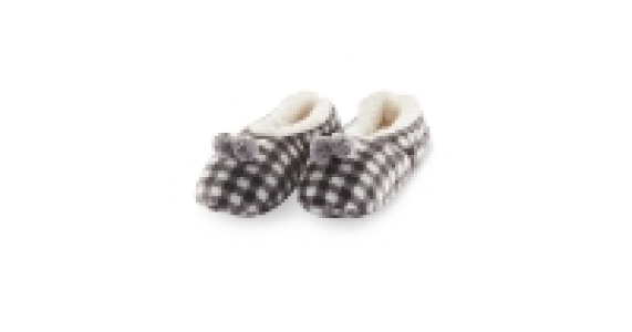 Ladies Check Slipper Socks £2.49