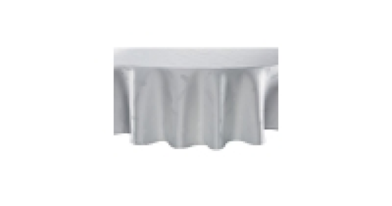Silver Feather Tablecloth 160cm