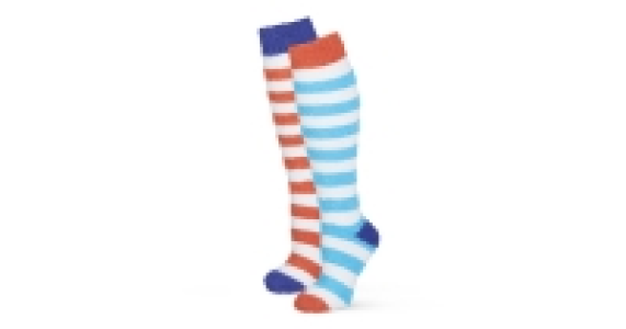 Ladies Striped Fluffy Socks