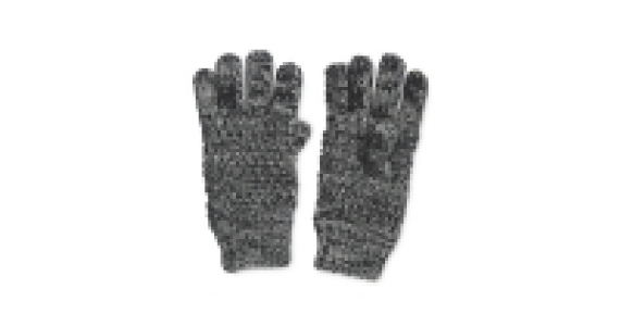 Mens Dark Grey Marl Gloves