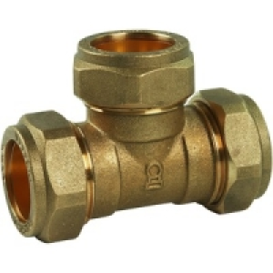 Wickes  Compression Equal Tee 22mm