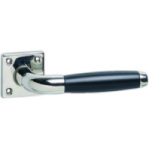 Urfic Medeira Round Rose Latch Handle Polished Nickel