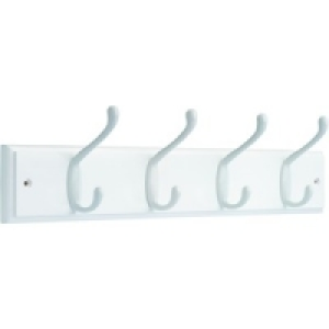 Wickes Light Duty Hook Rail White 450mm £9.49