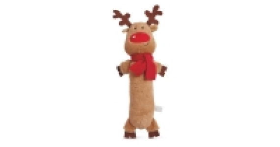 Plush Reindeer Dog Toy