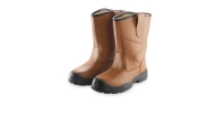 Aldi  Tan Safety Rigger Boots