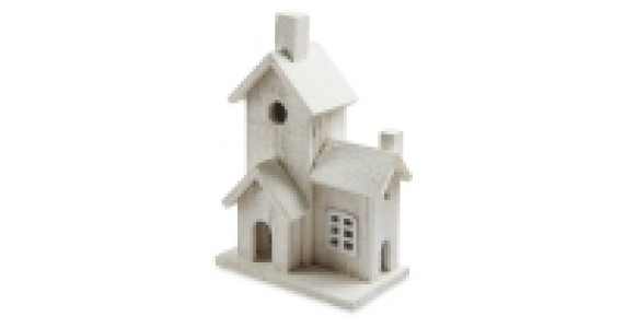 White Christmas Wooden House