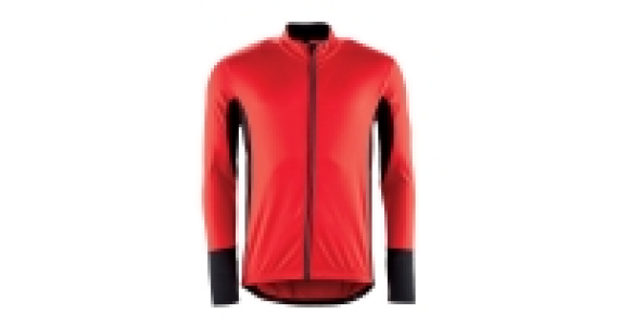 Mens Red Full-Zip Cycling Jersey