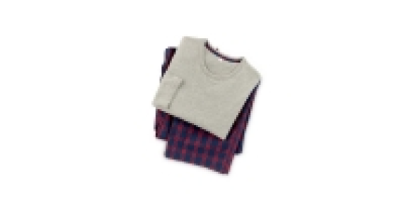 Mens Grey/Navy/Red Pyjamas