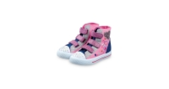 Girls Velcro Hi - Top Light Pumps