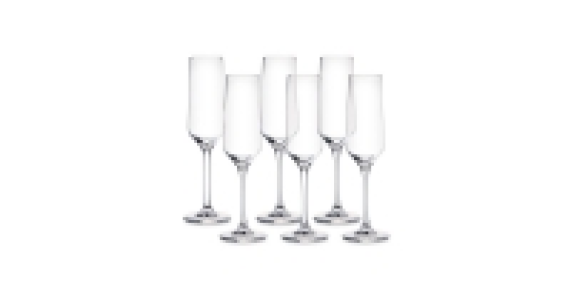 Premium Champagne Glasses 6 - Piece