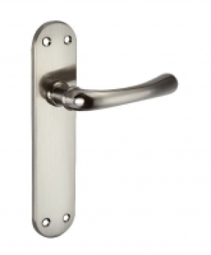 Wickes Gianni Latch Handle Satin Nickel Finish £16.99