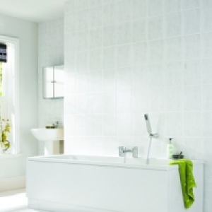 Wickes Florina Grey Gloss Ceramic Wall Tile 200x250mm