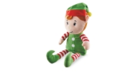 Soft Green Elf Christmas Toy